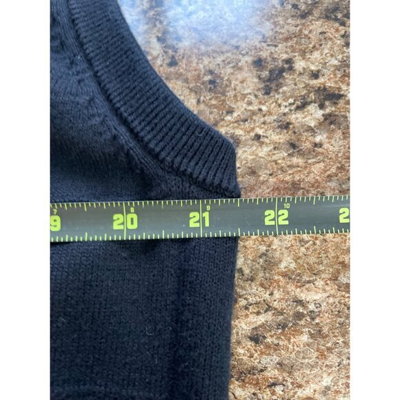 Fairway Outfitters Mens Vest Golf Sleeveless‎ V Neck Sweater Black Large - Picture 6 of 7